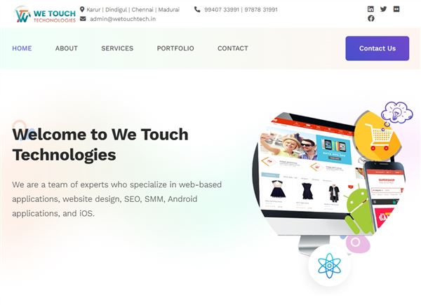 We Touch Technologies (Softwares L Website Designing L Digital Marketing Agency )